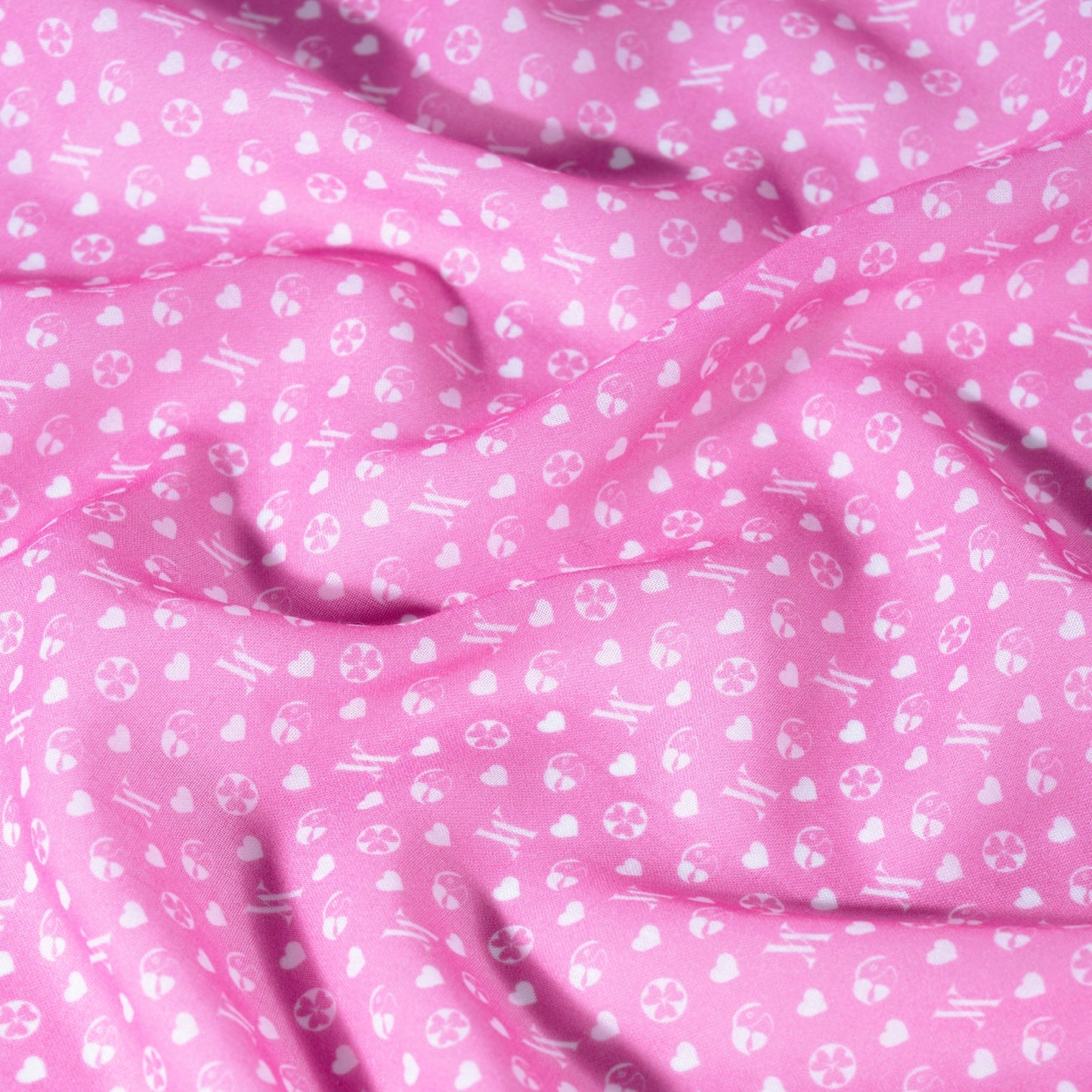 Monogram ALEXA Series - Flamingo Pink (Bawal Cotton)