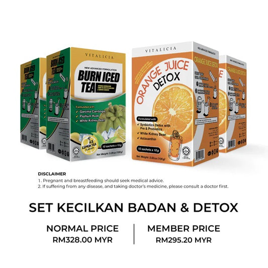 VITALICIA Set Kecil Badan Detox