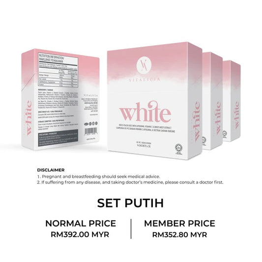 VITALICIA Set Putih