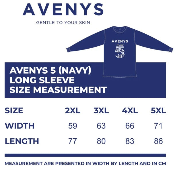 Tshirt AVENYS 5 Long Sleeve Navy Blue