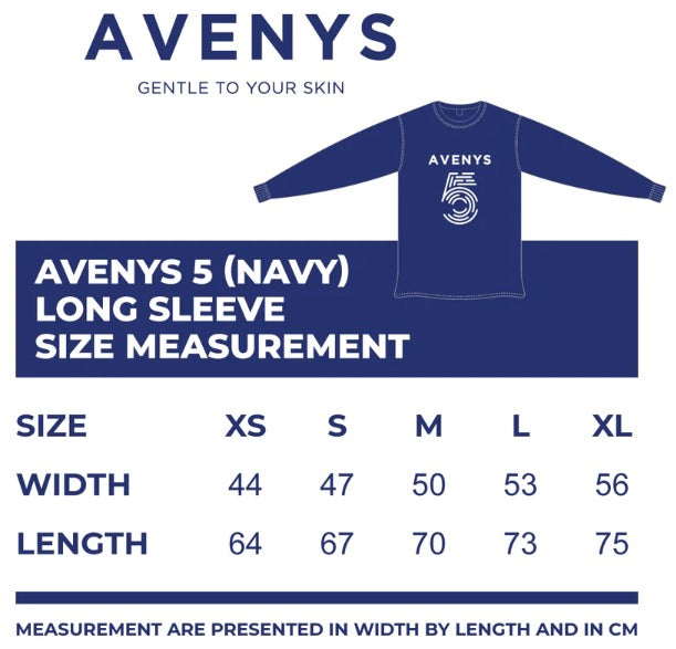 Tshirt AVENYS 5 Long Sleeve Navy Blue